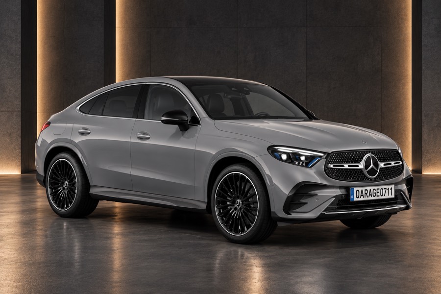 Mercedes-Benz GLC 300 d Coupé in Alpingrau