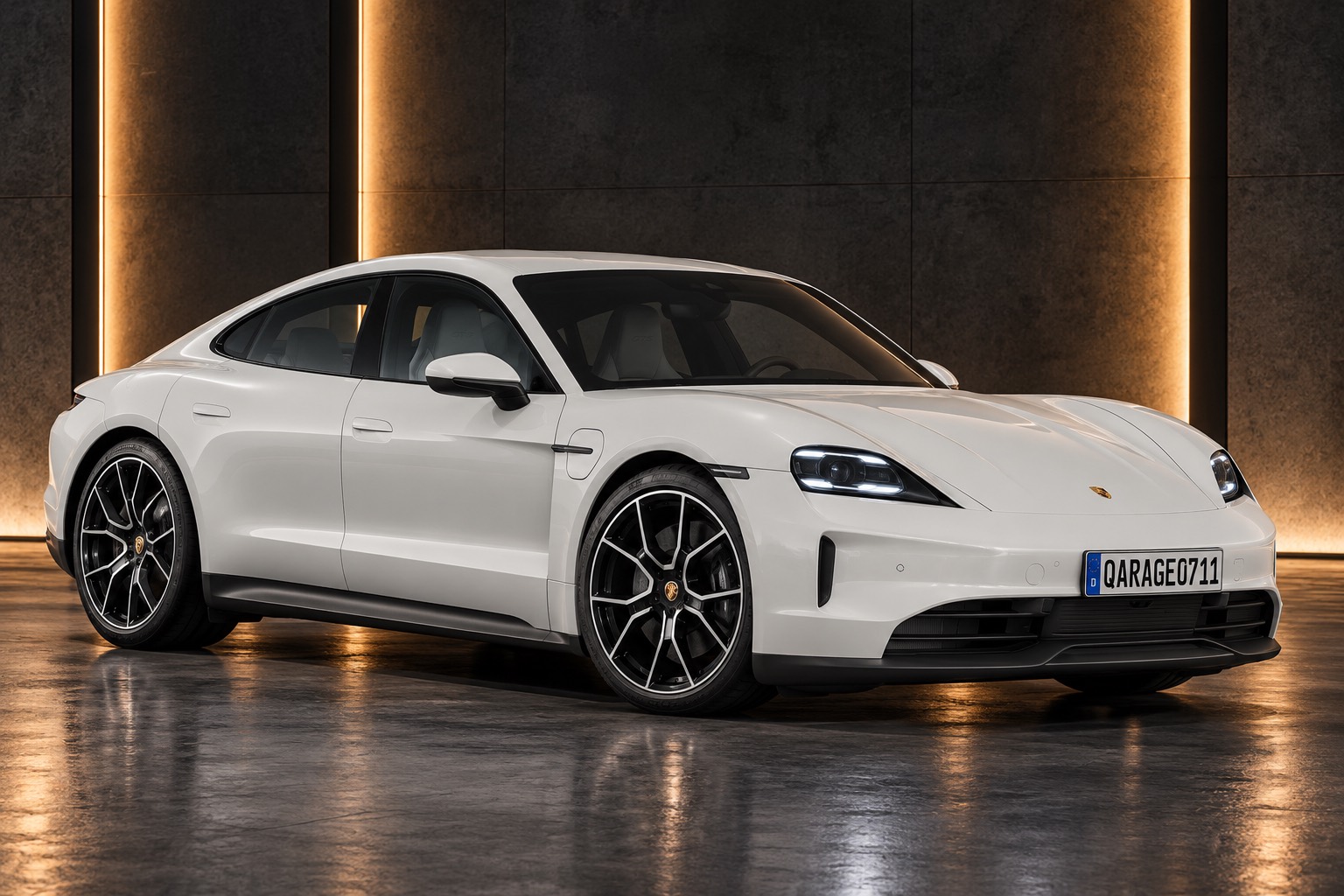 Porsche Taycan 4S in Kreide